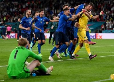 (ویدیو) خلاصه بازی ایتالیا 1 (3) - (2) 1 انگلیس؛ قهرمانی آتزوری