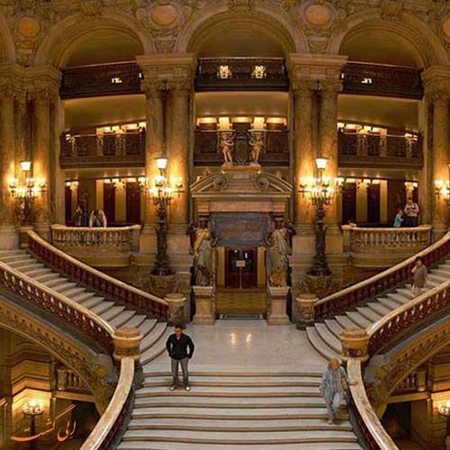 تور فرانسه ارزان: کاخ گارنیه در پاریس، الهام بخش هنرمندان مشهور