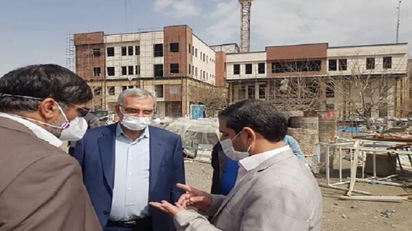 بازدید وزیر بهداشت از پروژه های در حال ساخت علوم پزشکی مشهد