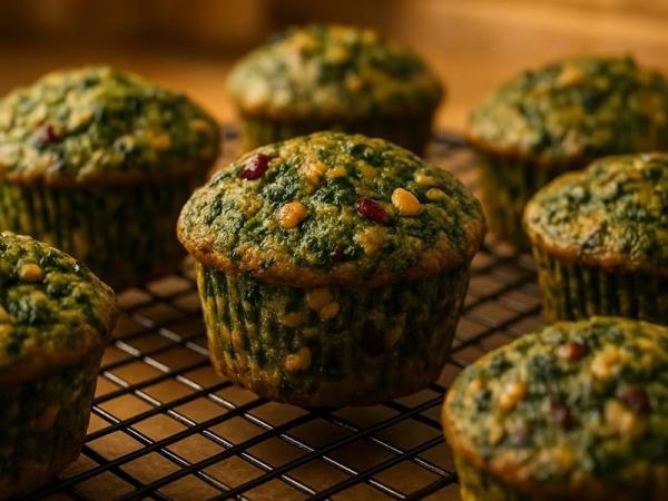 طرز تهیه مافین کوکو سبزی ، ترفندهای تخت و سفت نشدن مافین کوکو