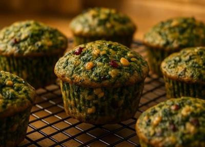 طرز تهیه مافین کوکو سبزی ، ترفندهای تخت و سفت نشدن مافین کوکو