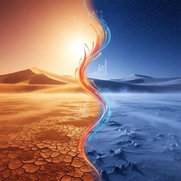 کجای دنیای بیشترین بیشترین اختلاف درجه حرارت شبانه روزی را دارد؟